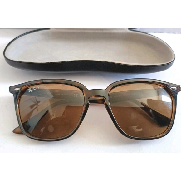 Ray-Ban Genuine Sunglasses RB4362  710/73 Brown Havana Unisex With Case - Picture 2 of 9